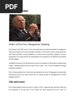 Peter Drucker: Father of Post-War Management Thinking