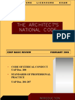 The Architect'S National Code: Cdep Basic Review February 2005