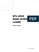 BTL-6000 High Intensity Laser: User'S Manual