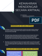 Kemahiran Mendengar Secara Kritikal