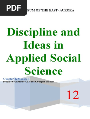 Q2 DIASS week 1 module( Discipline of Social work)