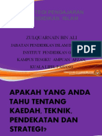 Pendekatan Kaedah Teknik (Strategi PNP)