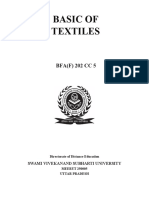 BFA (F) 202 CC 5 Basic of Textile New PDF