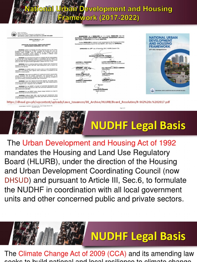 National Urban Development Framework 2022 | PDF | Climate Resilience ...