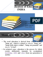 Commercialization of Education in INDIA