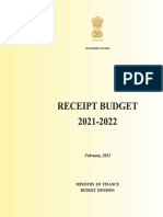 Receipts Budget 2021-22 Summary