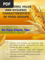 Nutrition Values - Khanh