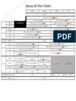 Mathcamp 2021 Week 5 Schedule: Assembly (Assembly Hall)