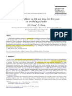 Frequency Effects On Lift and Drag For Ow Past An Oscillating Cylinder