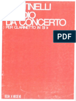 B. Bettinelli - Studio da concerto - Clarinet solo
