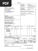 Thermal Gun Tax Invoice