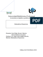 Matemáticas Financieras