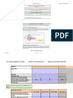 The PMP® Exam Experience Verification Worksheet