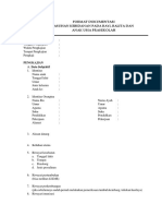 Format Dokumentasi Stase 3 Bayi, Balita Dan Anak Pra Sekolah