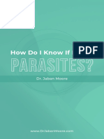 DR Jaban Moore How Do I Know If I Have Parasites