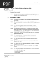 Section 16790 - Public Address System (PA) Part 1: General: 1 1 Related Documents