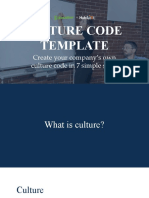 Culture Code Template: Create Your Company's Own Culture Code in 7 Simple Steps