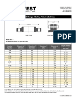 Asme b16.5 Class 600 Flanges Bolting Pattern and Dimensions Chart Northwest Fastener