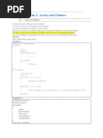 Unit 2 - Arrays and Pointers