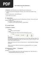 Lesson Plan Math 5