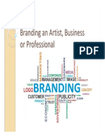 Branding An Artist, Business or Professional
