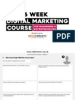 Free Digital Marketing Course Workbook JUNE 1 6