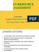 HRM - Chapter 3 - HR Planning