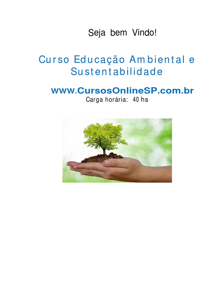 Curso de Educação Ambiental e Sustentabilidade | PDF | Sustentabilidade ...