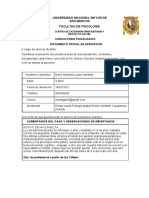 Documento de Derivación Laura Santillán Darío