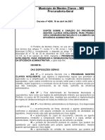 Decreto cria Programa Montes Claros Inteligente para desburocratizar trâmites