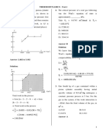 Thermodynamics Test - 1 (NEW)