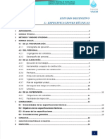 Especificaciones Tecnicas - Acobamba Ii