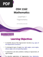 Chapter 7 - Trigonometry