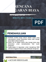 Rencana Anggaran Biaya Jalan dan Drainase