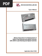 Wiring Instructions For Replacement of 2301A Load Sharing and Speed Controls With 2301D Load Sharing and Speed Controls