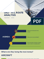 Ord - Atl Route Analysis: Startup Airline