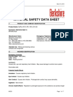 Material Safety Data Sheet: Satpax ® 5% Ipa / 95% Di H O March 16, 2012