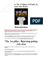 Notas Do Livro The 10 Pillars of Wealth