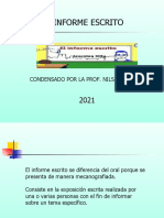 Como Presentar El Informe Escrito