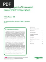 APC WP 138 Energy Impact of Increasing Server Inlet Temperature JBEN-7KTR88 - R1 - EN