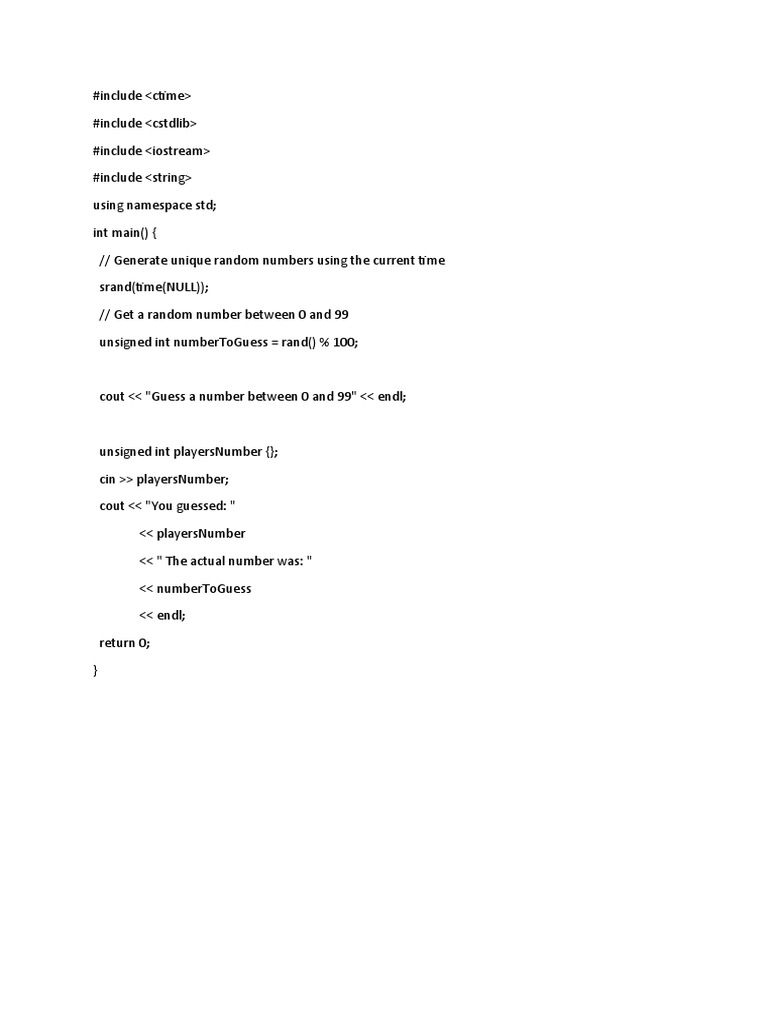 Simple Game | PDF