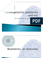 An Introduction On Several Biometric Modalities: Yuning Xu