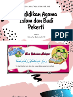 Pendidikan Agama Islam Dan Budi Pekerti