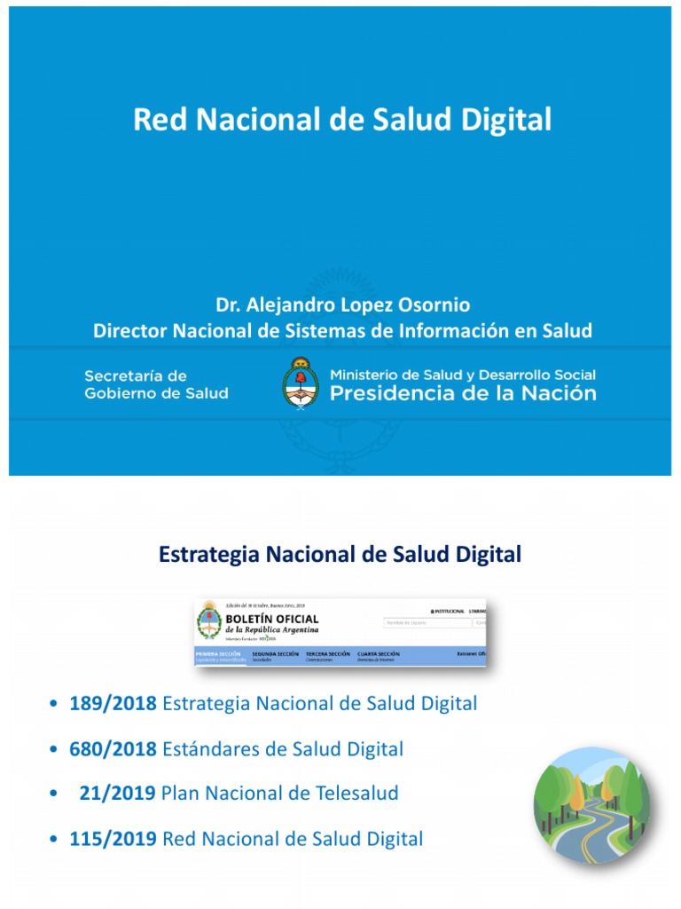 Estrategia Nacional de Salud Digital | PDF | Farmacia | Historial médico