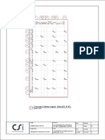 Concrete Column Layout IN FT - Base (EL. 0.000 M)