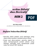 Sekuritas Dilutif Dan Derivatif