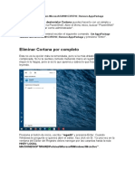 Eliminar Cortana Por Completo