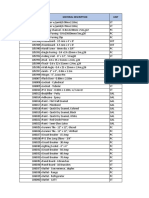 Building Materials List