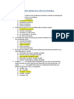 XX Examen Semanal de Economia