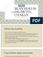 Keadilan Hukum Yang Dicita-Citakan